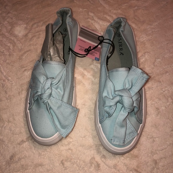 serra ladies memory foam canvas slip ons